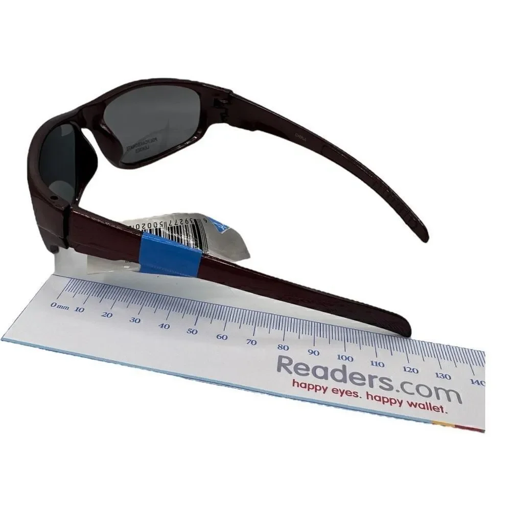 Sunglasses Classic maroon polycarbonate lenses, ultraviolet protection